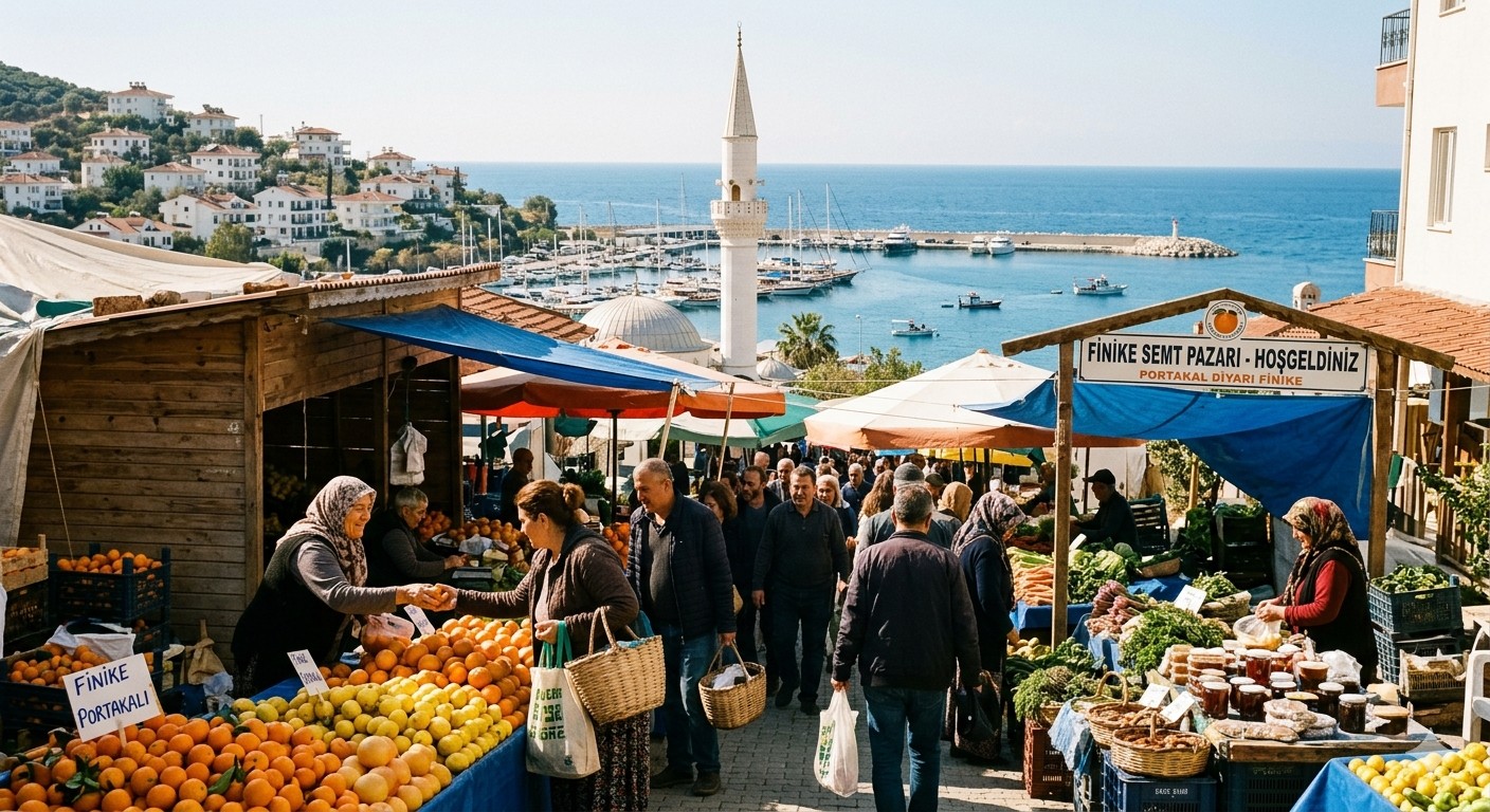 Finike Yuvalı Semt Pazarı