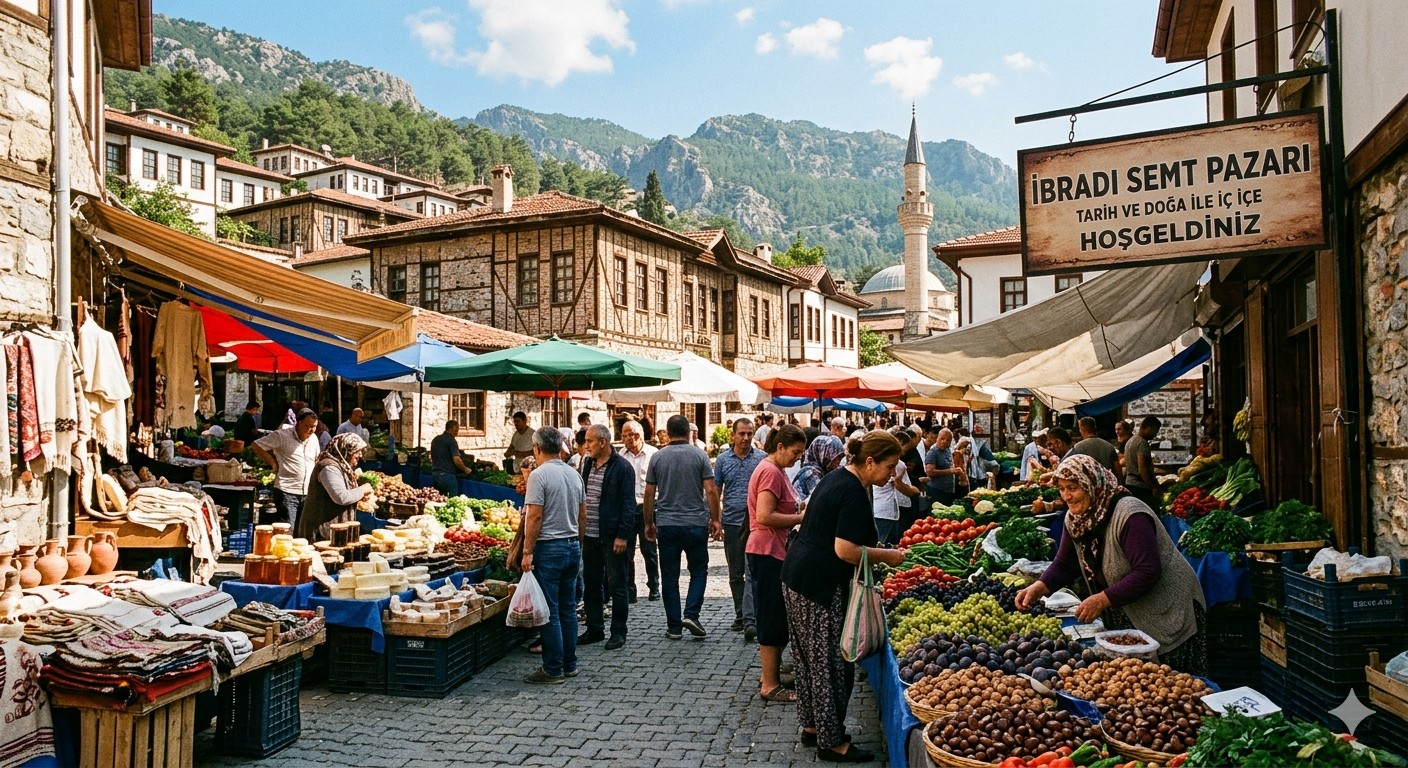İbradı Başlar Köy Pazarı